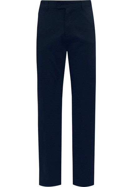 Lacivert Comfort Fit Chino Pantolon