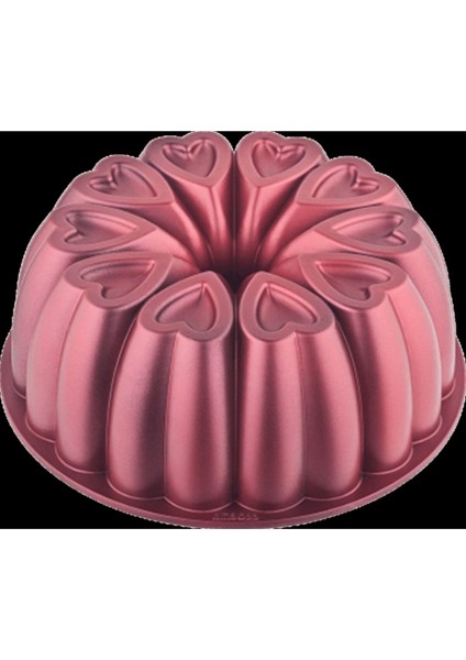 Kırmızı Ametist Döküm Kek Kalıbı, Şık ve Dayanıklı Mutfak Aksesuarı