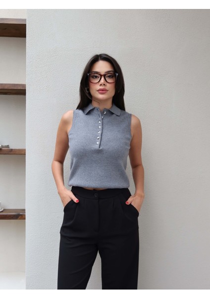 Pile Detay Likralı Pantolon indirimleri