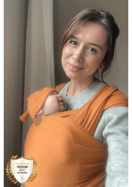 Premium Esnek Wrap Sling ( Babysling - Sling - Bebek Taşıma Şalı - Babywearing - Kanguru )