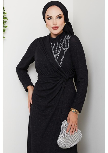 Eylül Tesettür Abiye Siyah fiyatları