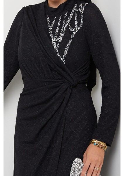 Eylül Tesettür Abiye Siyah indirimleri