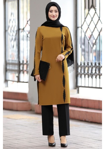 Elif Tesettür Takım Yağ Yeşili