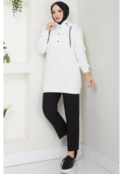 Esila Tesettür Sweat Ekru indirimleri