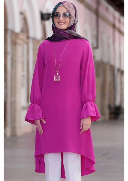 Eflin Tesettür Tunik Fuşya fiyatları