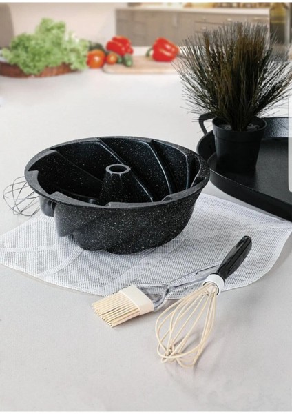 24 cm Rüzgar Gülü Kek Kalıbı Siyah ve Beyaz, Şık ve Kullanışlı Mutfak Gereci fiyatları