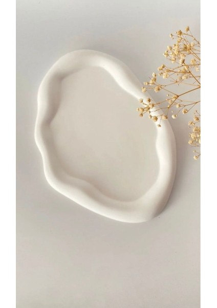 Dekoratif Bulut Tabak, Bulut Tabak, Dekoratif Takı Tabağı, Dekoratif Tabak 24 cm fiyatları
