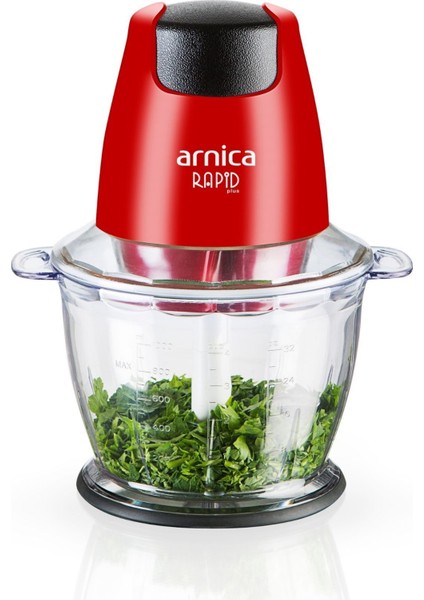 Hızlı ve Pratik Elektrikli Doğrayıcı, Şık Kırmızı Renkli ve Kullanışlı Tasarım