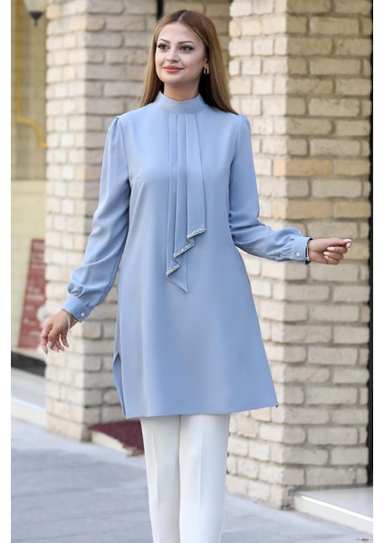Işıl Tesettür Tunik Gri