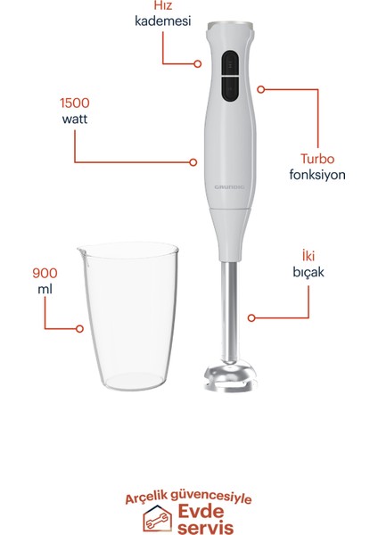 Beyaz El Blenderı Hb 4410, Pratik ve Şık Mutfak Yardımcı! fiyatları