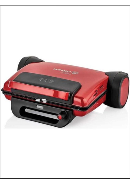 Kırmızı Midi Tost Makinesi, Pratik ve Şık, Hızlı Isıtma Özelliği