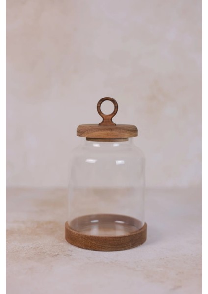 Akasya Kapaklı Cam Kavanoz 1100 Ml, Kahverengi, Sağlam ve Şık Saklama Kabı fiyatları