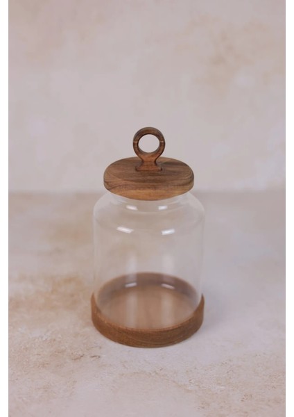 Akasya Kapaklı Cam Kavanoz 1100 Ml, Kahverengi, Sağlam ve Şık Saklama Kabı modelleri