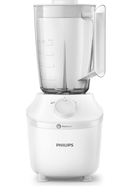 Beyaz Sürahi Blender HR2041/00, Pratik ve Şık Tasarım.