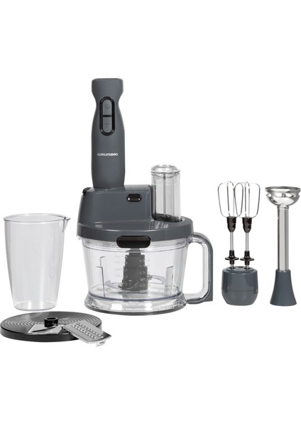 Gri Renkli 700W El Blender Seti, Pratik ve Şık Mutfak Yardımcısı