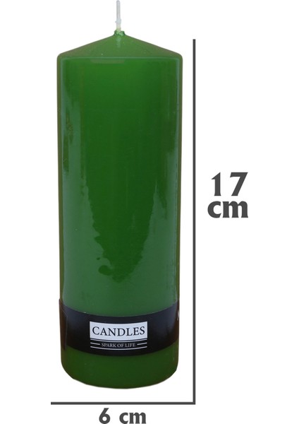 Dekoratif Kokusuz Baton Mum 6X17 cm fiyatları