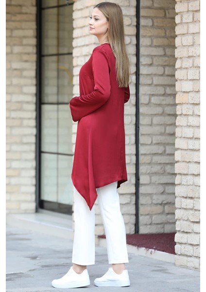 Armin Tesettür Tunik Kırmızı modelleri
