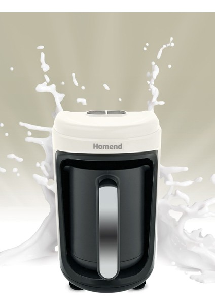 Krem Metal Türk Kahve Makinesi, Sütlü Kahve Keyfi, 700.01.01.0366