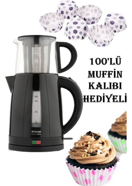 Ideal Çay Makinesi ve Muffin Kalıbı Seti, Anneler Günü Hediyesi