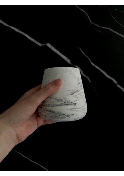 Beton Kalemlik Dekoratif Aksesuar El Yapımı Diş Fırçalık Minik Vazo indirimleri