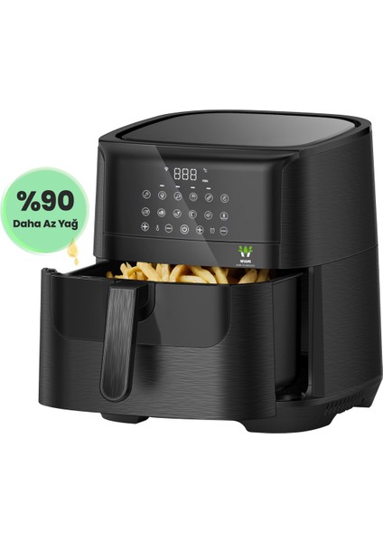 7 Litre Akıllı Yağsız Fritöz, Siyah, Sağlıklı ve Pratik Kullanım modelleri