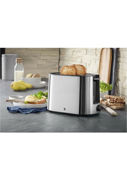 Çelik 2 Hazneli 6 Isı Ayarlı Gümüş Ekmek Kızartma Makinesi 870 W indirimleri