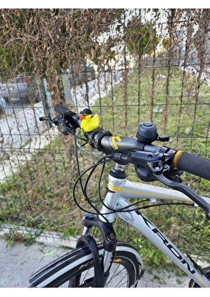 Asi Ördek Motosiklet Gidon Aksesuarı Eğlenceli Tasarım Plastik Malzeme