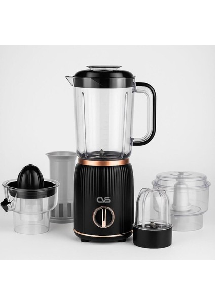 5 Parça Öğütücülü Kişisel Blender Seti, Güçlü 1800W Siyah Renk fiyatları