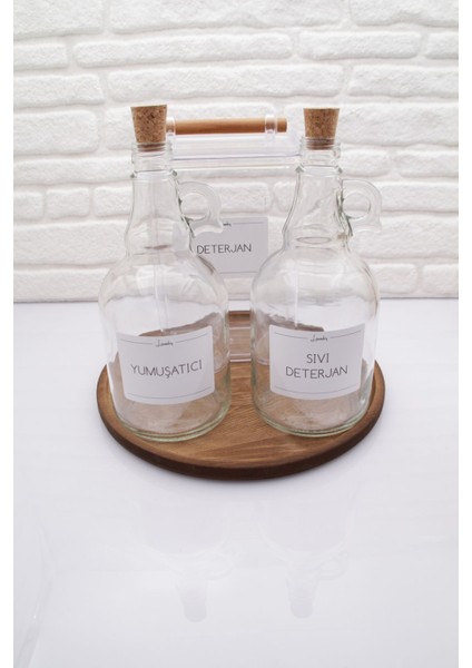 Bej Çok Amaçlı Yuvarlak Ahşap Yükseltici Sunum ve Düzenleme Standı modelleri