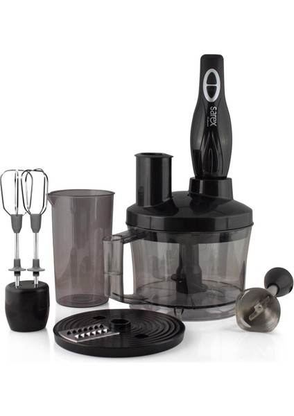 Elite Plus Blender Seti, Siyah, Güçlü ve Şık Tasarım