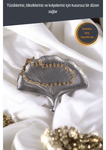 Şık Takı ve Makyaj Düzenleyici, Gümüş Renk, Eskitme Detaylı, 19 Parça Modeli indirimleri