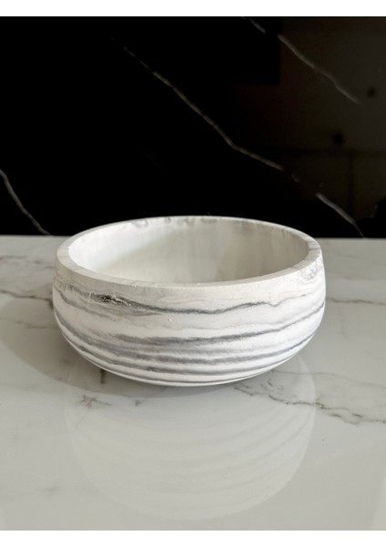 Dekoratif Beton Kase Takılık El Yapımı Havluluk
