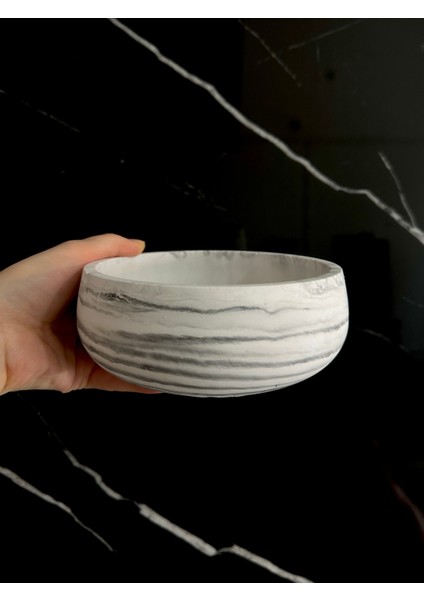 Dekoratif Beton Kase Takılık El Yapımı Havluluk