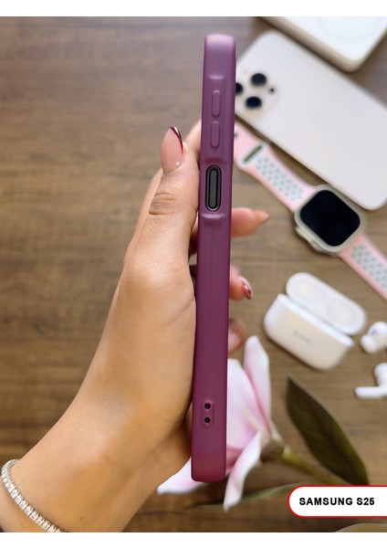 Samsung Galaxy S25 Uyumlu Kamera Korumalı Darbeye Dayanıklı Renk Atmayan Keep Silikon Kılıf modelleri