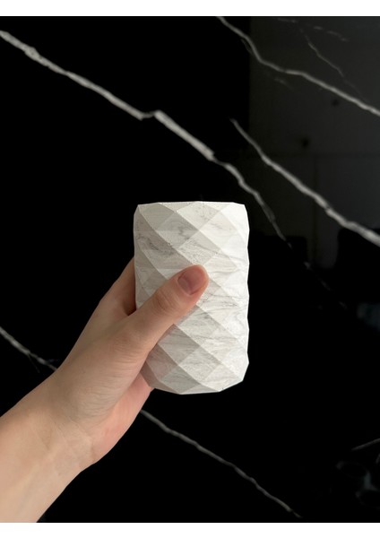 Dekoratif Beton Diş Fırçalık El Yapımı Banyo Aksesuarı Masaüstü Kalem Kutusu fırsatları