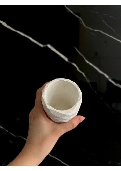 Dekoratif Beton Diş Fırçalık El Yapımı Banyo Aksesuarı Masaüstü Kalem Kutusu indirimleri