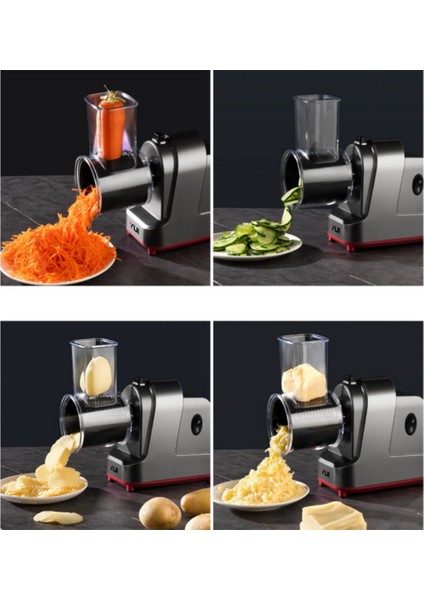 M376 Plus Otomatik Elektrikli Rende, Doğrayıcı ve Rondo, Gri, Çok Amaçlı ve Kullanışlı indirimleri