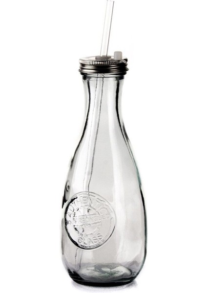 Beyaz 590 cc Pipetli Şişe, Şık ve Kullanışlı Içecek Şişesi