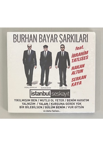Burhan Bayar Şarkıları Istanbul Seskayıt CD (Jelatininde Sıfır Orijnal Dönem Baskı Cd)