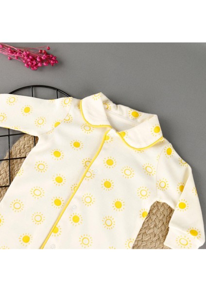 Güneş Detaylı Çıtçıtlı Unisex Tulum fiyatları