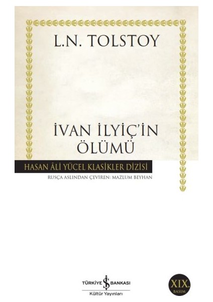 Ivan Ilyiç'in Ölümü - Hasan Ali Yücel Klasikleri