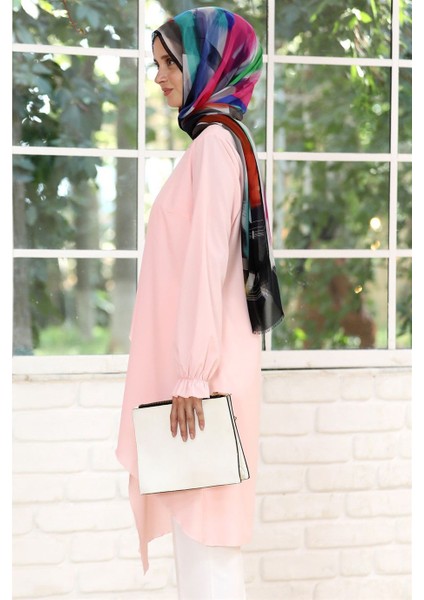 Arya Tesettür Tunik Pudra modelleri