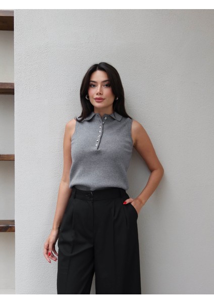 Pile Detay Palazzo Pantolon modelleri