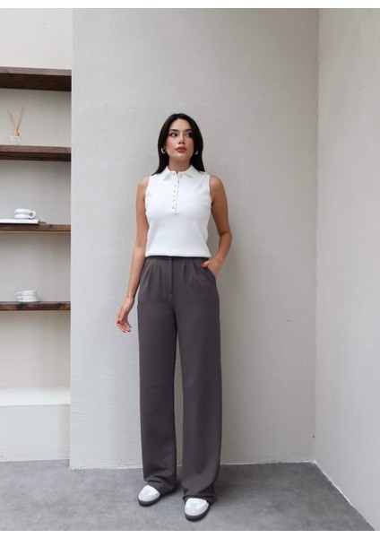 Pile Detay Likralı Pantolon fiyatları