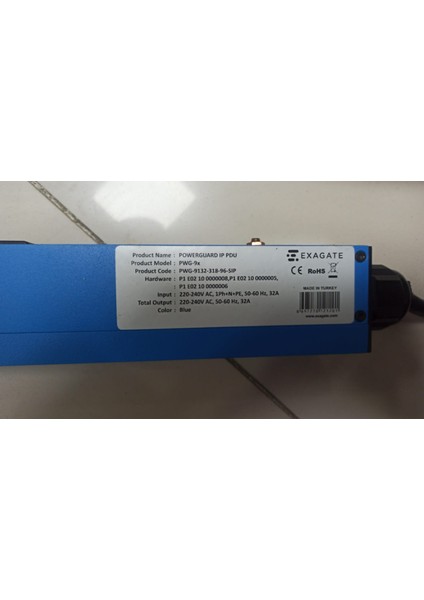 EXAGATE Pwg-9x PWG-9132-318-96- Sıp Exagate Power Guard Ip Pdu