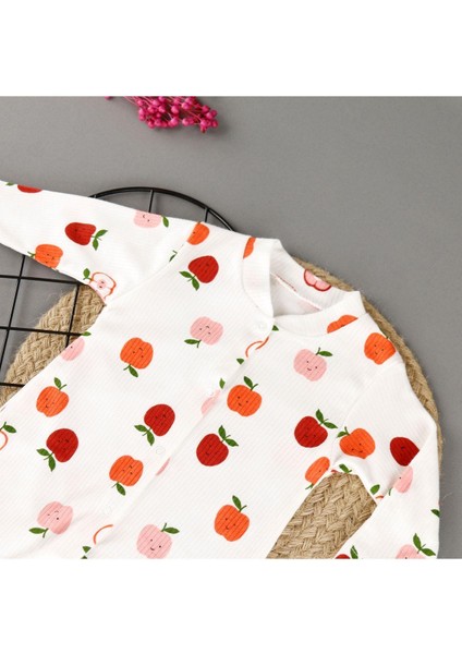 Elma Desenli (Patikli) Unisex Tulum modelleri