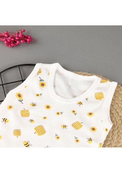 Rahat Arı Desenli Çıtçıtlı Unisex Badi modelleri