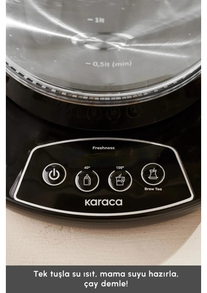 Aile Boyu Çok Fonksiyonlu Cam Çay ve Sıvı Isıtıcı, 1700W, Gri indirimleri