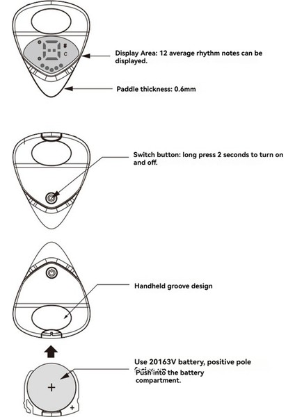 Gitar Penası Akort Aleti Ukulele 12 Eşit Temperament Çok Fonksiyonlu Bas Keman Için (Yurt Dışından) modelleri