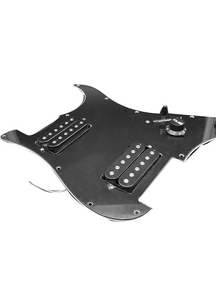 Sq Elektrik Gitar Yüklenmiş Önceden Kablolanmış Scratchplate Pickguard Manyetik Montajı Siyah (Yurt Dışından)
